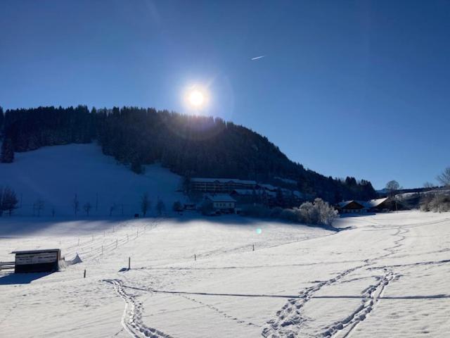 Ferienwohnung Aigisblick Mit Pool Und Sauna, Direkt Am Skihang Missen-Wilhams Exterior foto