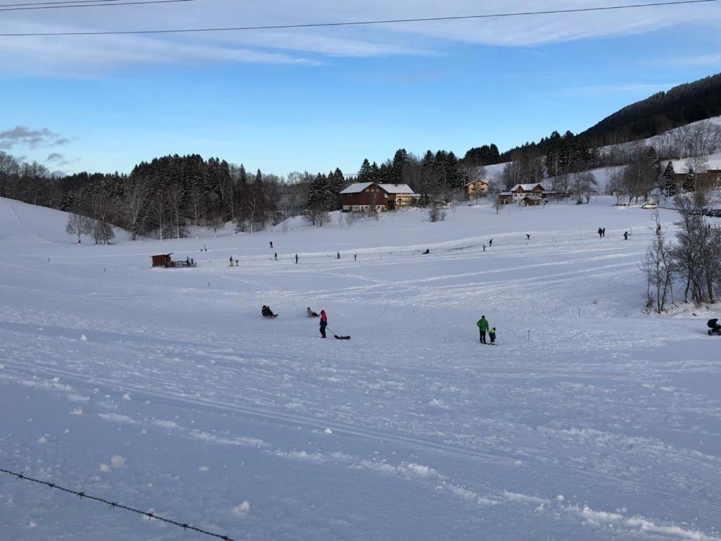 Ferienwohnung Aigisblick Mit Pool Und Sauna, Direkt Am Skihang Missen-Wilhams Exterior foto