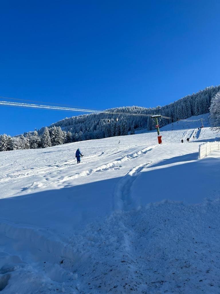 Ferienwohnung Aigisblick Mit Pool Und Sauna, Direkt Am Skihang Missen-Wilhams Exterior foto